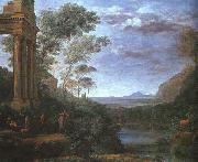 Claude Lorrain Landscape with Ascanius Shooting the Stag of Silvia china oil painting artist
